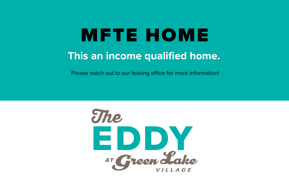 The Eddy - 1x1 - MFTE - 1 bedroom floorplan layout with 1 bathroom and 551 - 600 square feet